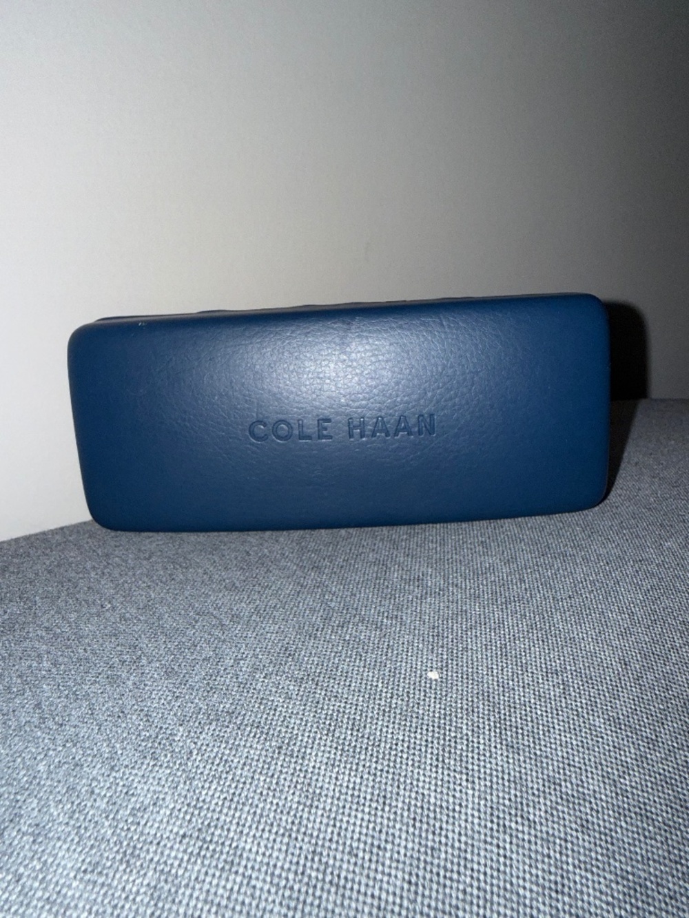 Cole Haan Blue Hard Shell Eyeglasses & Sunglasses Case Fabric Lined